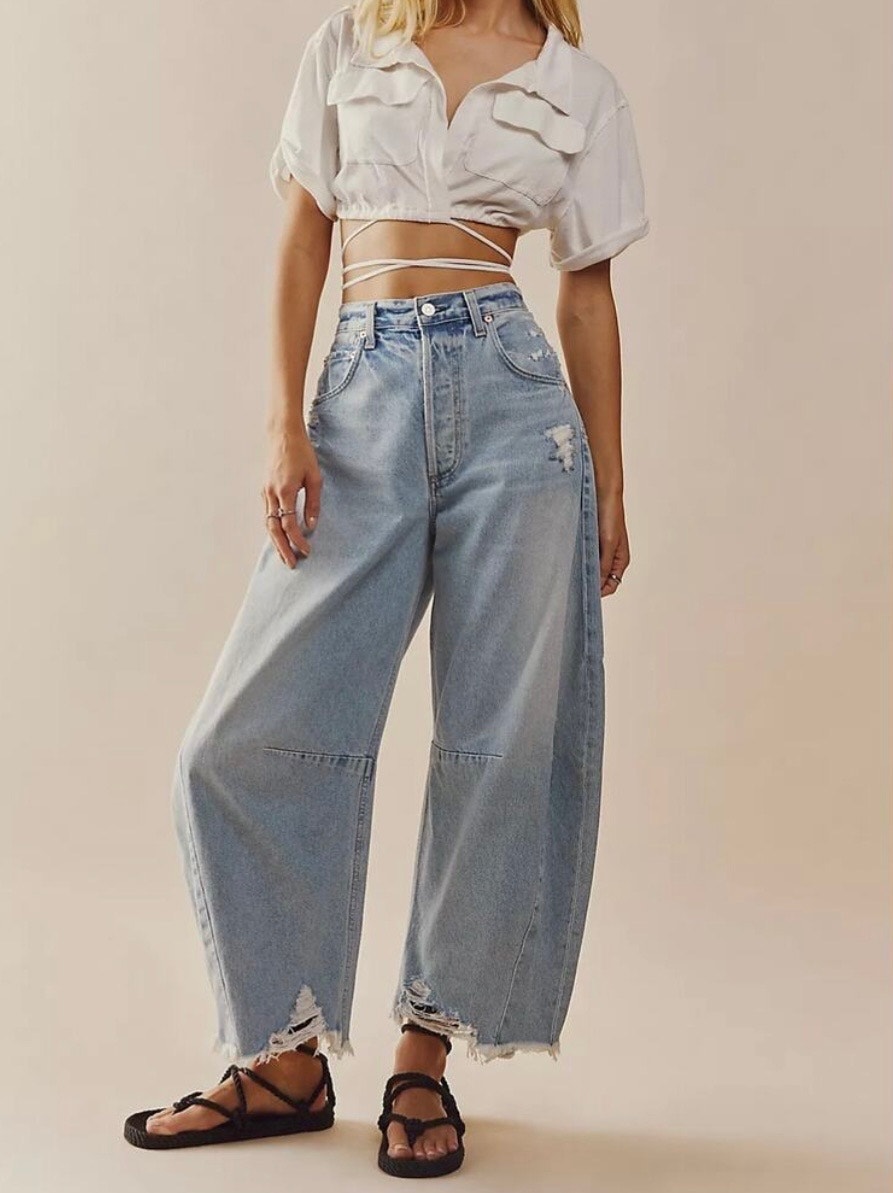 Citizens Of Humanity Horseshoe Jeans In Savahn Light Wash Size 24